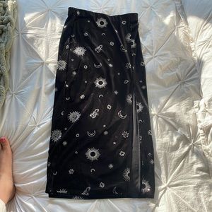 H&M maxi space skirt